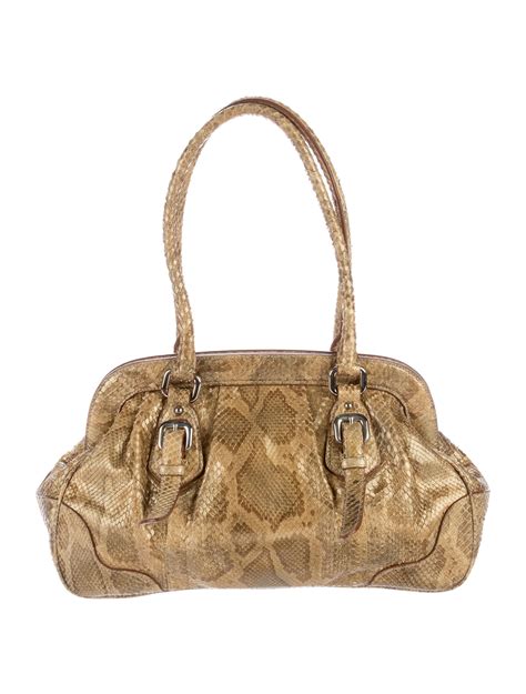 prada 1961 purse snake skin|antique prada handbags.